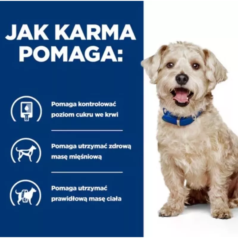 HILL'S Prescription Diet Diabetes Care Chicken - mokra karma dla psa - 370g