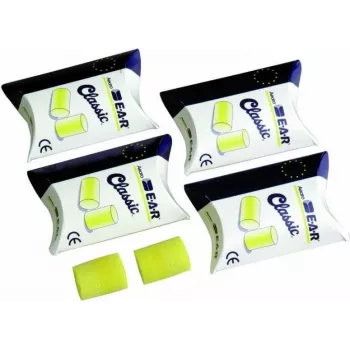 Wielorazowe zatyczki do uszu Cimco 140279 Żółte