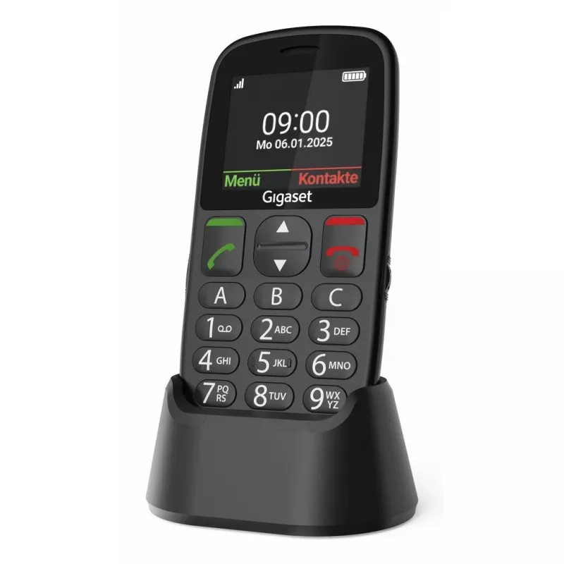 Telefon komórkowy Siemens GL395 Czarny, 5,6 cm / 2,20 cala, aparat 0,30 Mpx (S30853-H1230-R101)