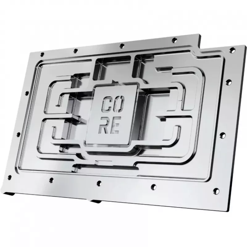 Backplate Alphacool 10259 Aluminium Chrome miedź Czarny 153.3mm
