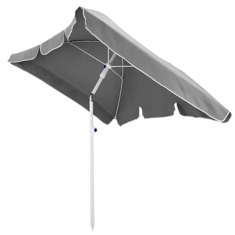 Składany parasol ogrodowy Extralink Black Forest 2 m, szary