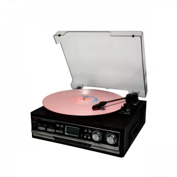 Gramofon AKAI ATT-15SE model ATT-300CC — gramofon z napędem paskowym, obsługa ręczna, do winyli 33/45 RPM