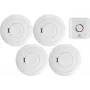 Zestaw czujników dymu ei electronics 5-pack, 10-letnia bateria szczelna, z możliwością łączenia