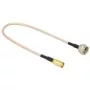 Kabel koncentryczny DeLOCK 0,25 m F/SMB RG-316 czarny