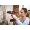 BLACK & DECKER | Wiertarko-wkrętarka akumulatorowa z baterią 2.0 Ah/4.0 Ah | BCD003MEM2K-QW | 18 V | 2.0/4.0 Ah | Litowo-jonowa