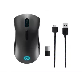 Lenovo Legion M600 Bezprzewodowa mysz do gier Symetryczna RF Bezprzewodowa + Bluetooth + USB Typ-A Optyczna 16000 DPI