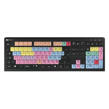 Logickeyboard ASTRA 2 USB AZERTY English Czarny Full-size klawiatura