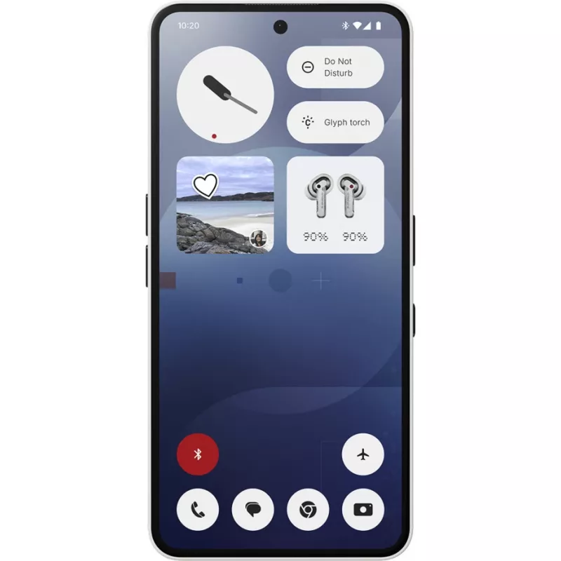 Nothing Phone (3a) 17,2 cm (6,77 inch) Dual SIM Android 15 5G USB Type-C 12 GB 256 GB 5000 mAh Biały