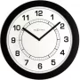 NeXtime klok 3045zw Super Slim, Ø28 cm, ścienny, czarny