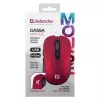 Bezprzewodowa mysz RF z cichymi kliknięciami DEFENDER Gassa MM-105 — symetryczna, 1600 DPI, 2,4 GHz, nanoodbiornik USB