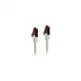 Kabel krosowy RJ45 - CAT6 250MHz - 7,5 m biały - S-STP(S/FTP) - TPE/LSZH(Superflex) - Synergy 21