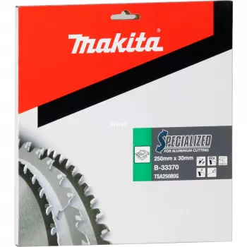 Makita B-33370 tarcza do piły tarczowej do aluminium, Ø 250 mm, 80 zębów, otwór 30 mm