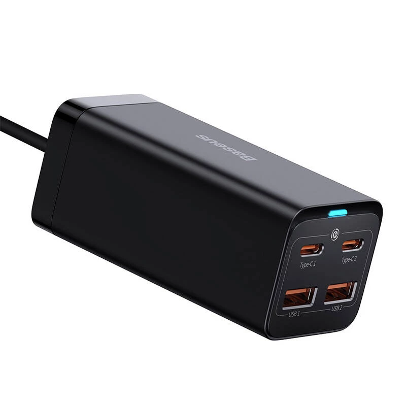 Baseus GaN3 100/ 65W Desktop Charger Quick Charge QC 3.04.0 USB C Type C Phone Charger for IPhone15 Huawei Xiaomi MacBook Laptop