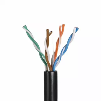 Kabel sieciowy Alantec KIU5OUTS305Q czarny 305 m Kat.5e U/UTP (UTP) (KIU5OUTS305Q)