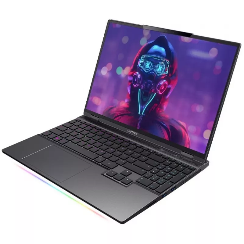 Captiva Advanced Gaming I86-221 86221 Gaming-Notebook 38,9 cm (15,3 inch) 2560x1600 - Intel Core i7-13620H - 1TB SSD - GeForce RTX 4050 - HDMI/USB-C - Windows 11 Home - Czarny (86221)