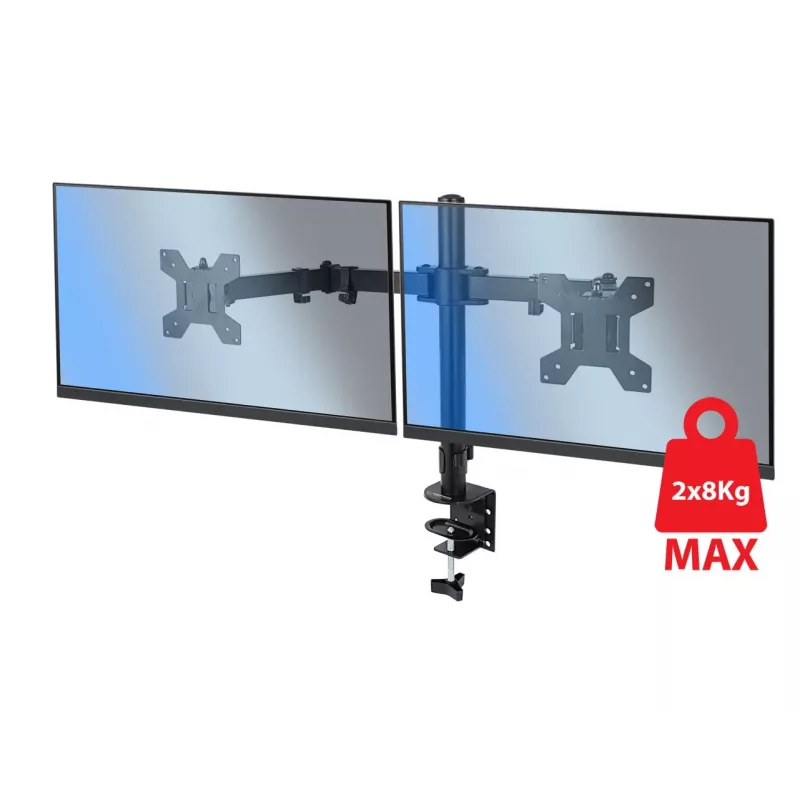 Esperanza ERW018 uchwyt biurkowy na dwa monitory 10-27'' do 8 kg