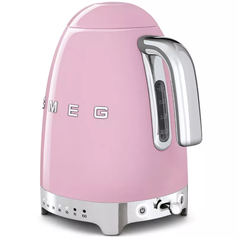 Smeg KLF04PKEU czajnik cadillac różowy, zmienna temp.