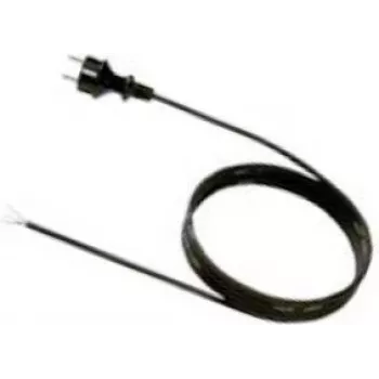 Bachmann - Kabel zasilający - CEE 7/7 (M) do bez wtyczki, 30 mm odizolowane 16 A - 5,0 m - Formowane - Czarny (320.176)