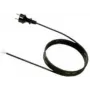 Bachmann - Kabel zasilający - CEE 7/7 (M) do bez wtyczki, 30 mm odizolowane 16 A - 5,0 m - Formowane - Czarny (320.176)