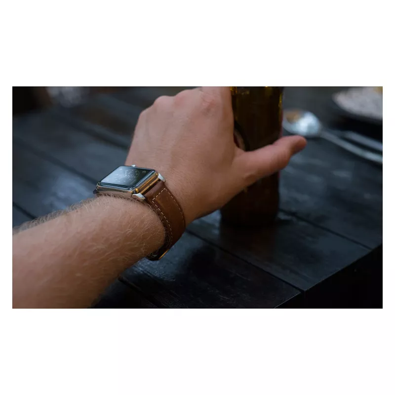 Nomad NM1A4RST00 - Pasek - Smartwatch - brązowy - Apple - Apple Watch Sport - Apple Watch - Apple Watch Edition - skóra