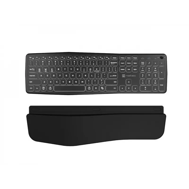 Klawiatura NATEC PORIFERA do domu/biura Bluetooth QWERTY US International Czarny