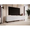 Szafka RTV cama meble BARI 200x42x52 biały mat — 200×42×52 cm