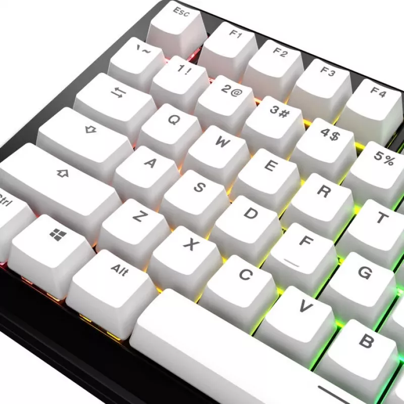 Keycaps GLORIOUS GPBT Basics PBT Dye-Sub Classic biały ANSI layout