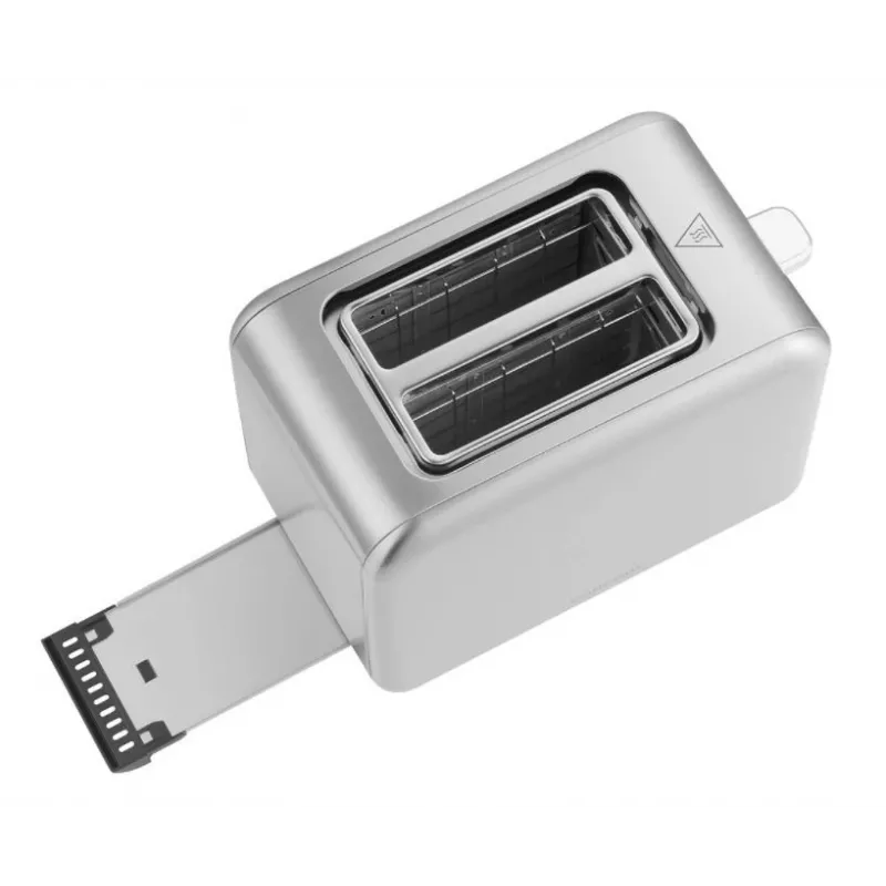 Toaster Concept Solution TE2050 — 2 kromki, 950 W, stal nierdzewna, 280×160 mm
