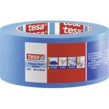 Taśma maskująca Tesa 04440 50 m x 50 mm — zewnętrzna profesjonalna niebieska
