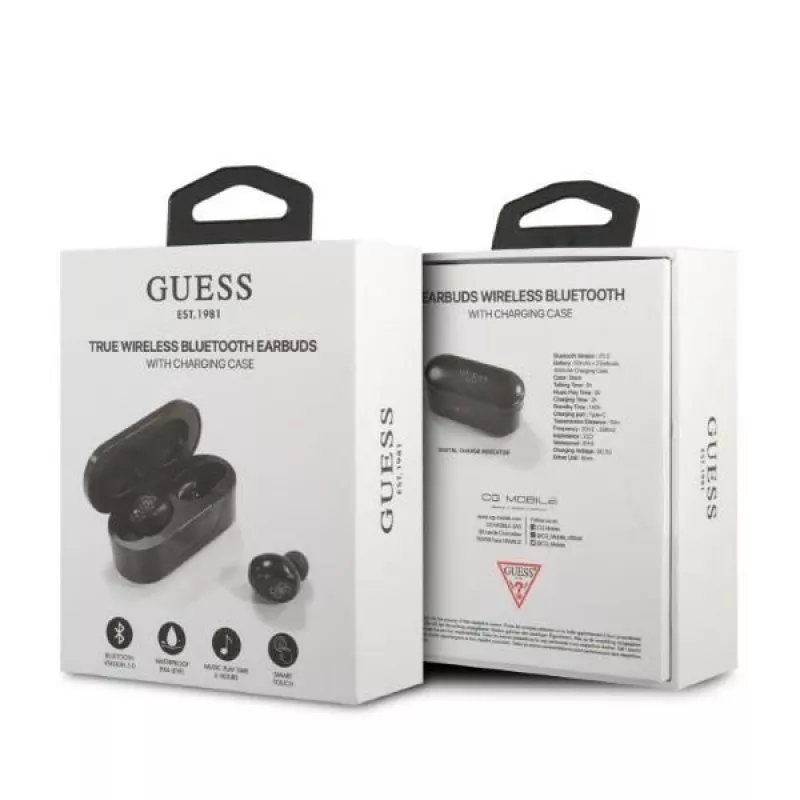 Słuchawki Guess Bluetooth GUTWST31EK TWS