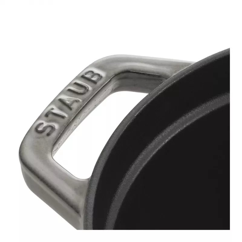 Owalny garnek żeliwny Staub 29 cm, grafitowo-szary