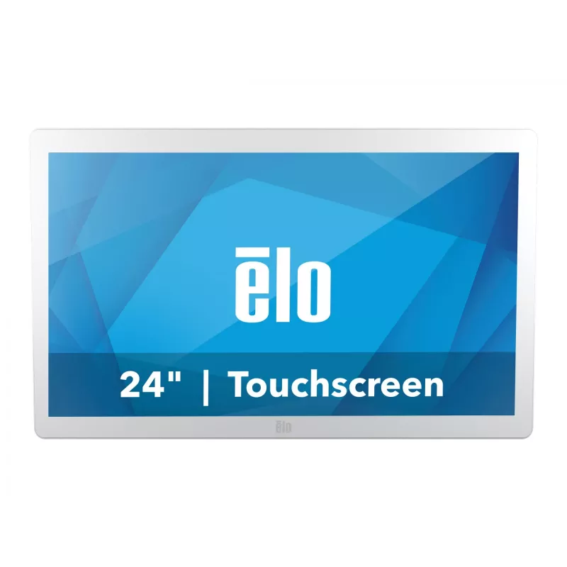 Elo Touch Solutions 03-Series, 61cm (24), Pojemnościowy projektowany, 10 TP, Full HD, USB, Zestaw (USB), Biały monitor TFT, 16:9, Przekątna wyświetlacza: 61 cm (24), Pojemnościowy projektowany, Multi T