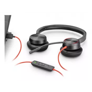 Zestaw słuchawkowy POLY Czarnywire C5220 Biurowy Call Center z przewodem USB-C