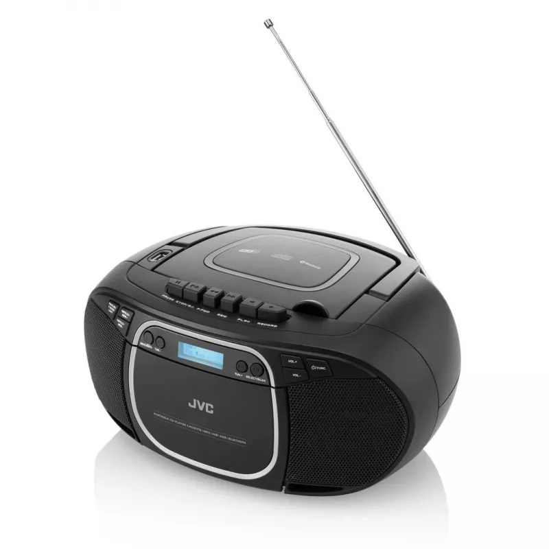 JVC RC-E561B-DAB Odtwarzacz CD Czarny Przenośny odtwarzacz CD