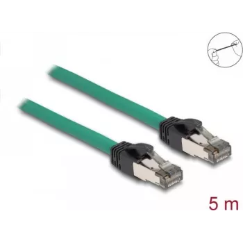 DeLOCK Kabel RJ45 PROFINET SF/UTP 5 m Cat5e zielony