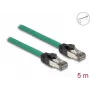 DeLOCK Kabel RJ45 PROFINET SF/UTP 5 m Cat5e zielony