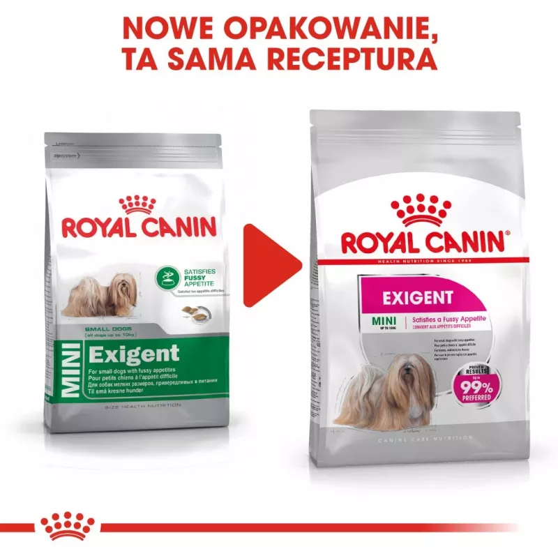 Royal Canin CCN MINI EXIGENT - sucha karma dla dorosłych psów - 3kg