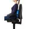 Dmuchana poduszka stabilizacyjna MDH Sensory Balance Disc DRQM3C0CHXUXP, niebieska, PVC, Ø350 mm, wysokość 60 mm, maks. obciążenie 200 kg, z wypustkami