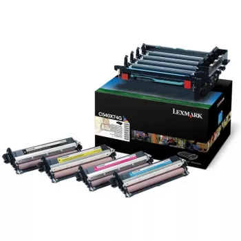 kaseta z tonerem Lexmark C540X74G 3000 stron Czarny cyjan magenta żółty