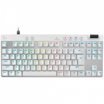 LOGITECH G PRO X TKL RAPID Klawiatura gamingowa - BIAŁA - US INT'L - USB - EMEA28i-935 - LINEAR