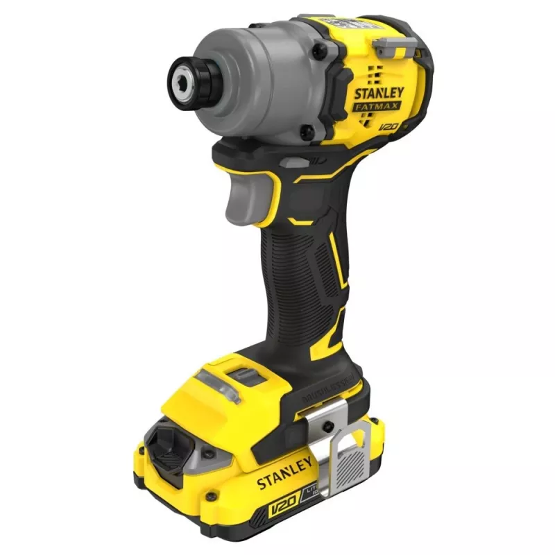 Wkrętarka elektryczna STANLEY SFMCF830D2K-QW 18V Li-Ion, 2 Ah x2, 3 biegi, 203 N·m, 3200 obr./min, LED, rękojeść pistoletowa