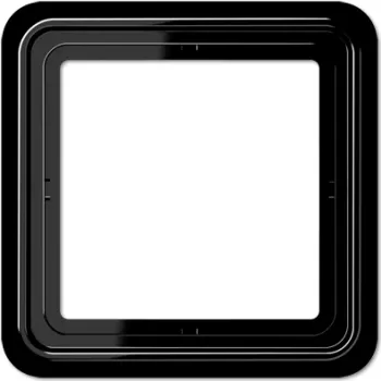 JUNG CD 581 SW Pojedyncza ramka, Czarna, IP44