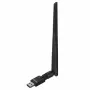 Adapter USB Wi‑Fi LANBERG NC-0300-WIE, USB 2.0, dwie zewnętrzne anteny 5 dBi, WLAN 300 Mbps, Ethernet/WLAN, czarny