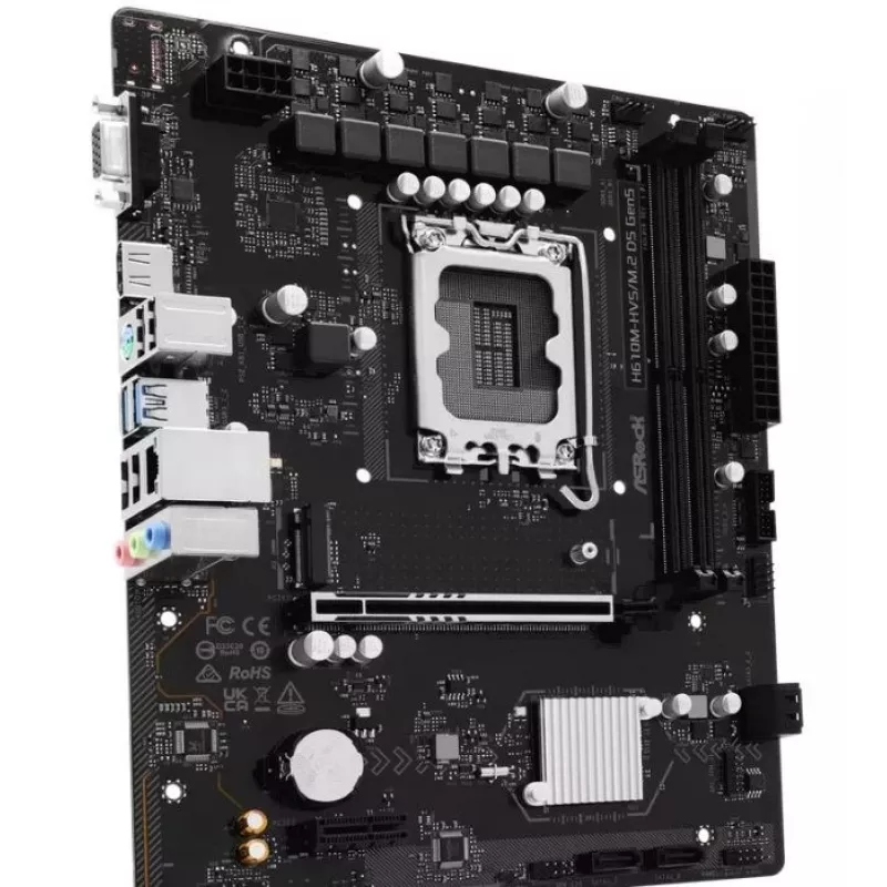 Płyta główna ASRock H610M-HVS/M.2 D5 GEN5 – LGA1700, DDR5, PCIe 5.0, mATX