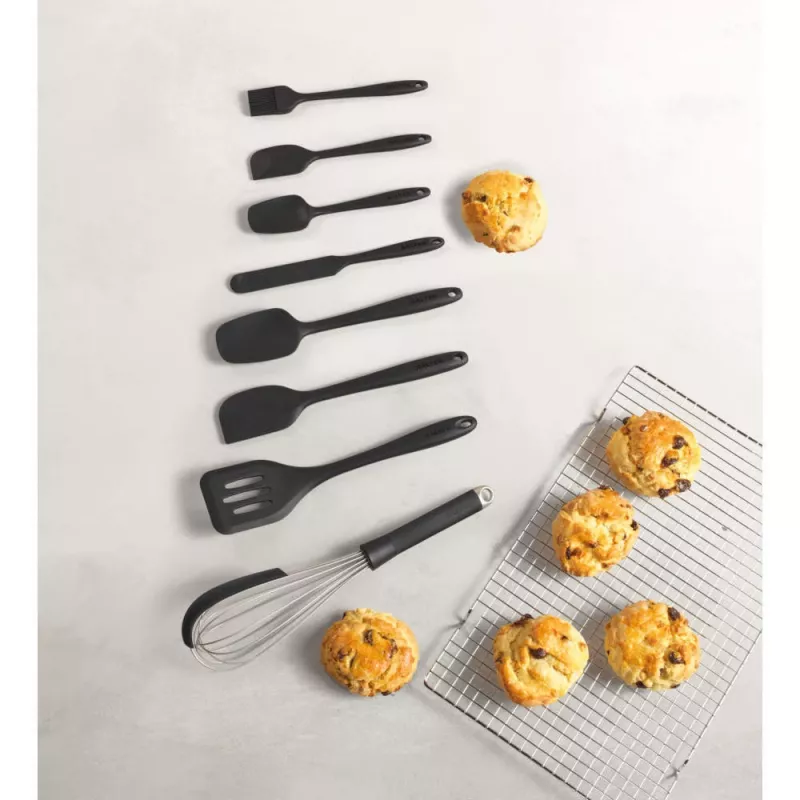 Zestaw 8 sztuk silikonowych przyborów kuchennych Salter BW128381EU7 Bakes