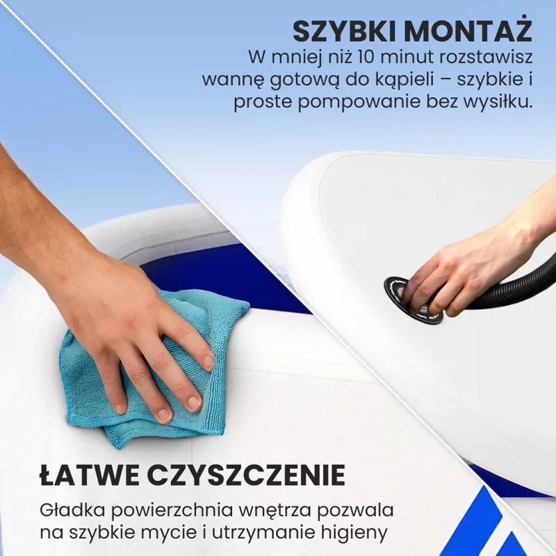 Extralink Ice Bath, wanna do morsowania, 150x80x65cm