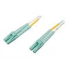 Kabel światłowodowy Tripp 2M 10Gb/100Gb Duplex Multimode 50/125 OM4 LSZH LC/LC Aqua 2 metry - kabel krosowy - LC Multi-Mode (M)