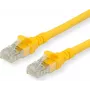 ROLINE - Kabel krosowy - RJ-45 (M) do RJ-45 (M) - 30 cm - SFTP - CAT 6a - Żółty (21.15.2972)