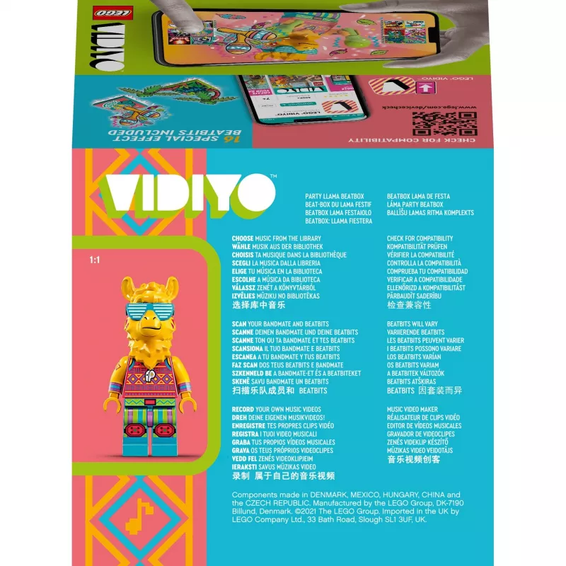 LEGO VIDIYO BeatBox 43105 Party Llama — interaktywny zestaw muzyczno-taneczny