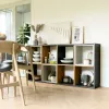 Topeshop MALAX 2X4 ANT/ART regał do salonu
